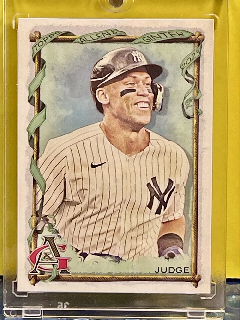 Aaron Judge RARE TOPPS Allen & Ginter INVESTMENT CARD YANKEES Free One Touch